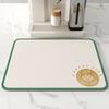 Super Absorbent Quick Drying Coffee Dish Luxury Absorbent Kitchen Drained Placemat Draining Pads For Dining Table Bathroom Plaid