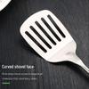 Stainless Steel and Wood Spatula & Ladle Set: Large Slotted Spoon, Stir-fry Spatula, Long Handle Kitchen Utensils