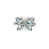 Natural Red Garnet Butterfly Ring, 925 Sterling Silver Charm Ring, Women's Ring, Promise Ring, Engagement Ring, Gift For Her