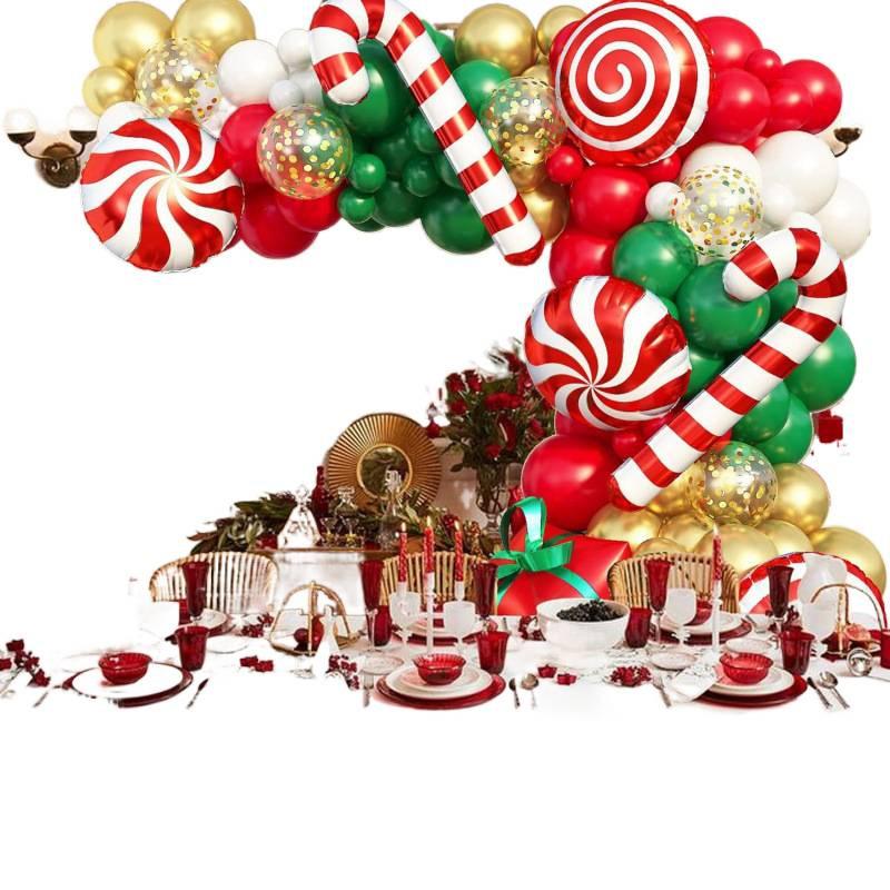 Julballongkransset Godispinne Presentask Glitterballong Julballongbågsset