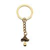 28mm Key Ring Mushroom Branch Leaf Kids' Jewelry Materials QY030