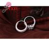 Classcial 925 Silver Wedding Ring Sets For Women Bijoux For Lady Vintage Luxury CZ Crystal Jewelry Accessories