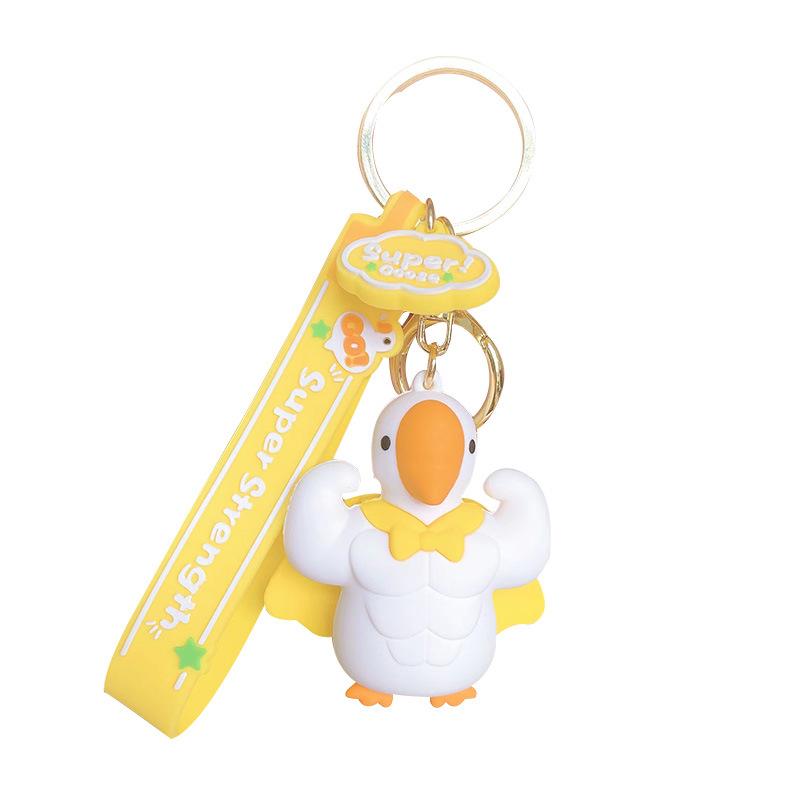 Creative Dali Goose Keychain Pendant Cute Cartoon Car Key Chain Couple Schoolbag Accessories Small Gifts