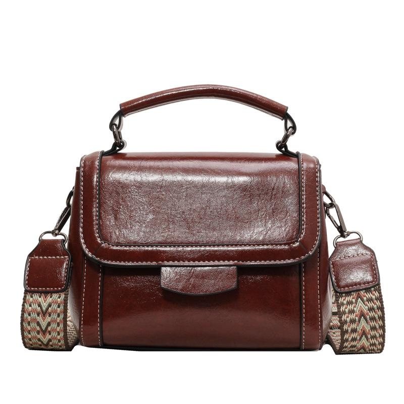 Bag Women's Texture Fashion Casual Handbag New Autumn and Winter Student Shoulder Crossbody Bag