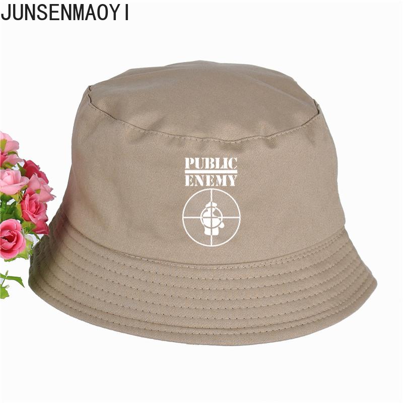 Public Enemy Bucket Hat Summer Pop Us Rap Cotton Women Men Fisherman Hat Outdoor Sunshade Cap Fishing Hation Sunscreen Beach Hat