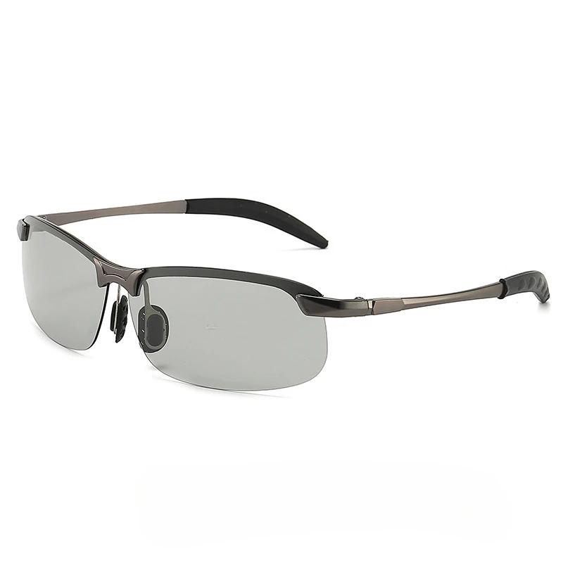 

Фотохромные поляризованные солнцезащитные очки Спортивные солнцезащитные очки Очки для вождения днем и ночью Сверхлегкие солнцезащитные очки Велосипедные очки для мужчин серый