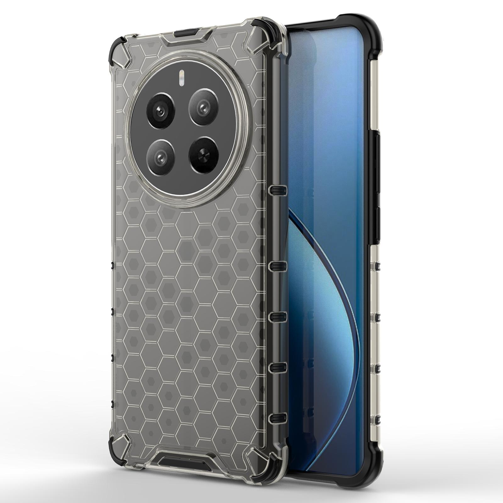 

For Realme 12 Pro 5G/12 Pro+ 5G Case Honeycomb Design TPU+PC Smart Phone Cover C