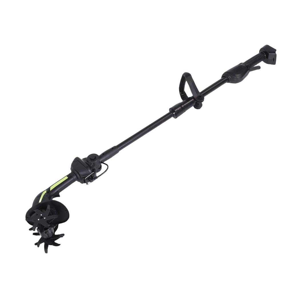 Cordless Electric Garden Tiller Cultivator Rotavator Lightweight Rechargeable 235rpm 10cm Tilling Width Depth for Vegetable Field Greenhouse