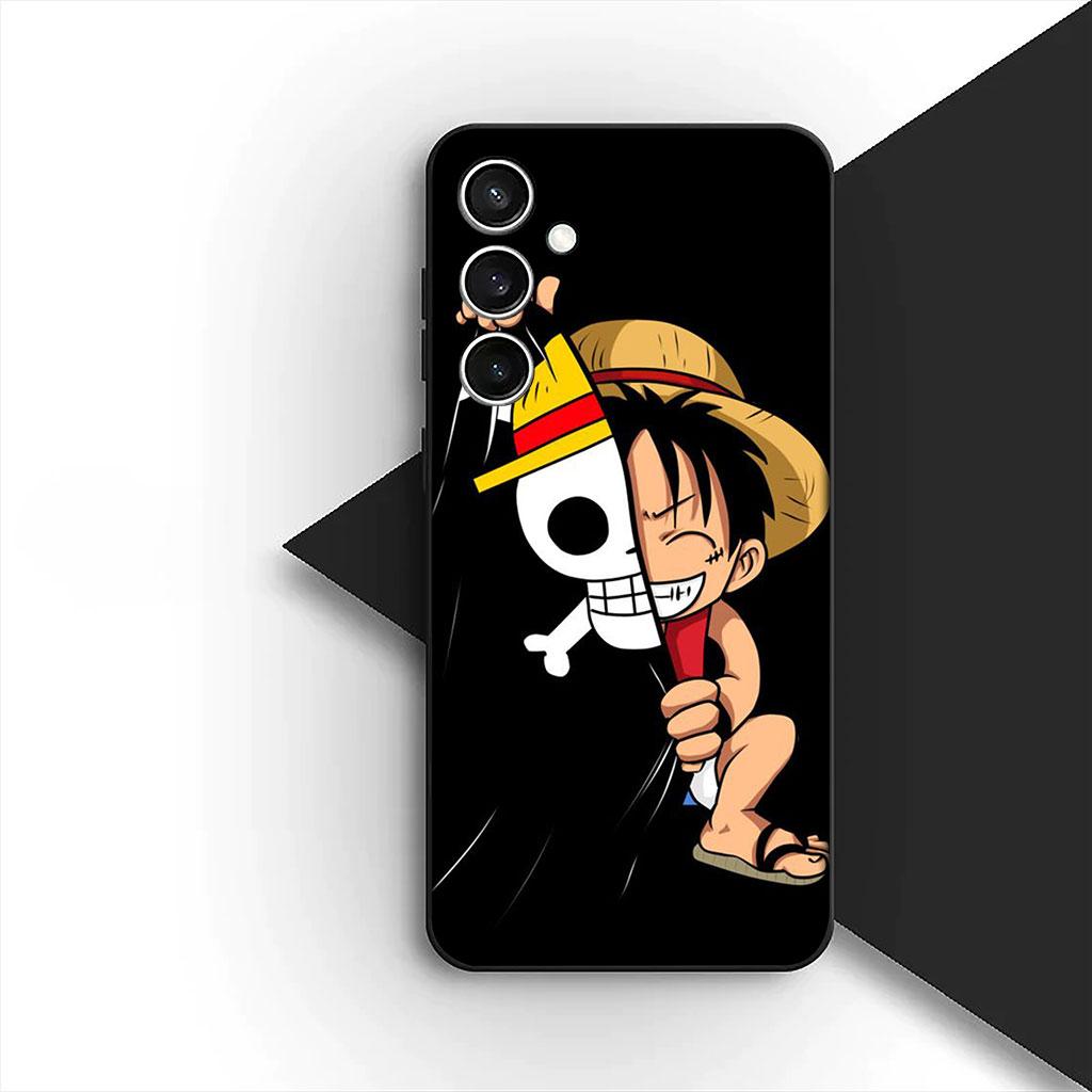 One Luffy Pieces Silicone Phone Cover for Apple iPhone 17 Air 12 13 Pro Max Mini ProMax 7 + 8 Plus Soft Case