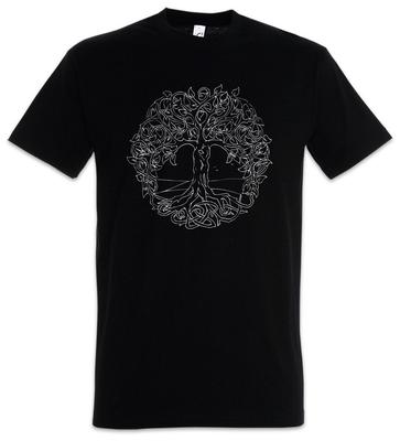 Yggdrasil VI Mens T-Shirt Arsen Celtic Irminsul Tree Loki Life World Tree Thor