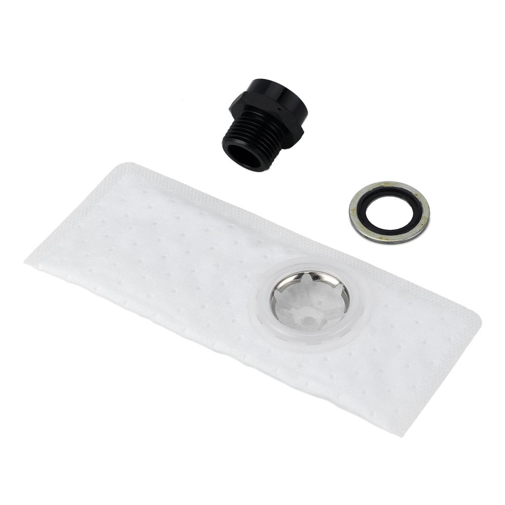 In Tank Fuel Filter Adapter M18x1.5 Thread 0.5in Inner Diameter Aluminum Alloy Fittings Universal