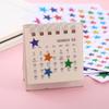 Laser colored sparkling reflective pentagram stickers reward DIY decorative star stickers