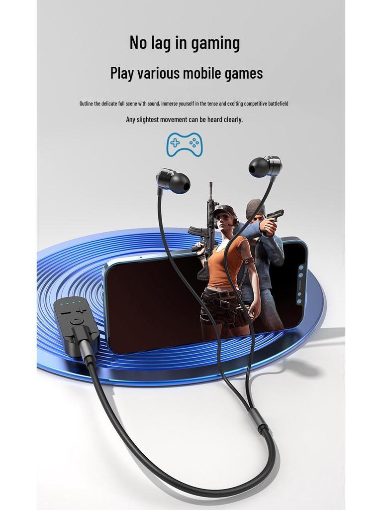 Universal Clip-On Bluetooth Headphone Receiver with Extended Battery, High-Quality Sound, Noise Reduction, and HD Calls