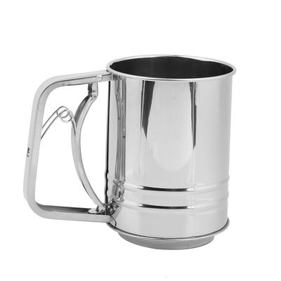 Setaccio Manuale in Acciaio Inossidabile per Farina Setaccio Colino per Farina Strumento da Cucina per Cucinare e Infornare