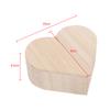 New Lovely Wooden Heart Shaped Jewelry Storage Box Packaging Carrying Case Craft Decoration Hot