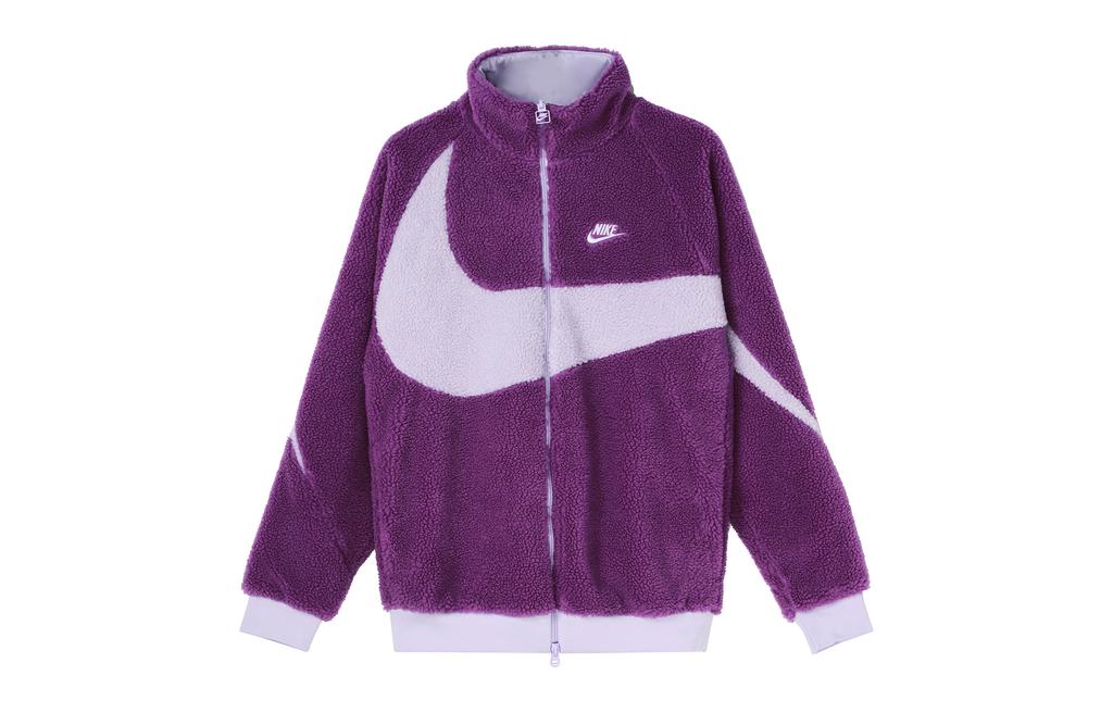 Nike Women's Big Swoosh Reversible Boa Jacket Asia Sizing BQ6546-570