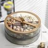 Rotating Snack Serving Tray Appetizer Dish Multipurpose Nut and Candy Serving Dish Snack Container for Candy Cakes Snacks