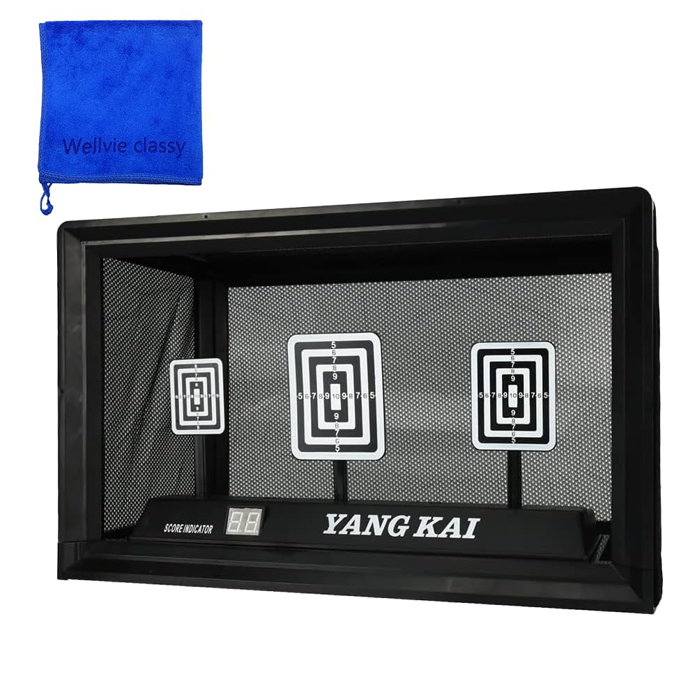 

Wellvie Classy Shooting Target for Shooting with Automatic Electronic and Easy Assembly Practice, Reset, Scoring, [Product]