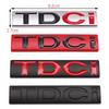 BBBF7 3D Metal TDCI Letters Car Rear Trunk Emblem Badge Sticker Decals For Ford Kuga Explorer Transit Accessories