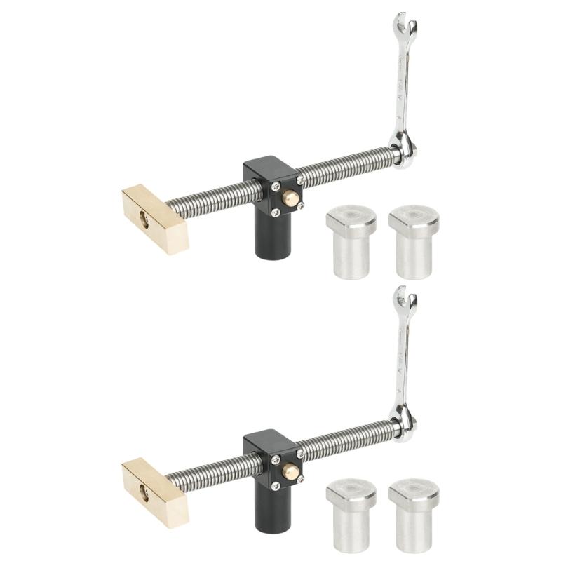 19/20mm Benching Dog Clamp Adjustable Desktop Clip Workbench Stopper Clamp Fixture Woodworking Fast Fixed Clip