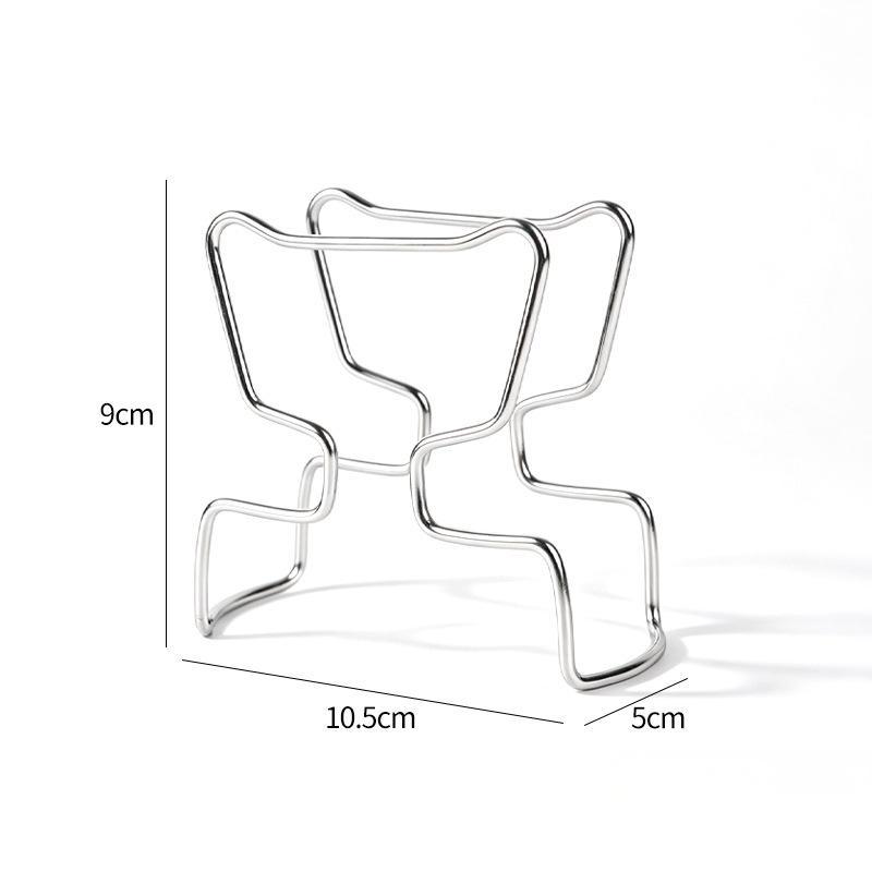 Stainless Steel Hanging Ear Coffee Drip Stand Portable Hand Brew Filter Holder Coffee Dripper Rack For Home Office Camping
