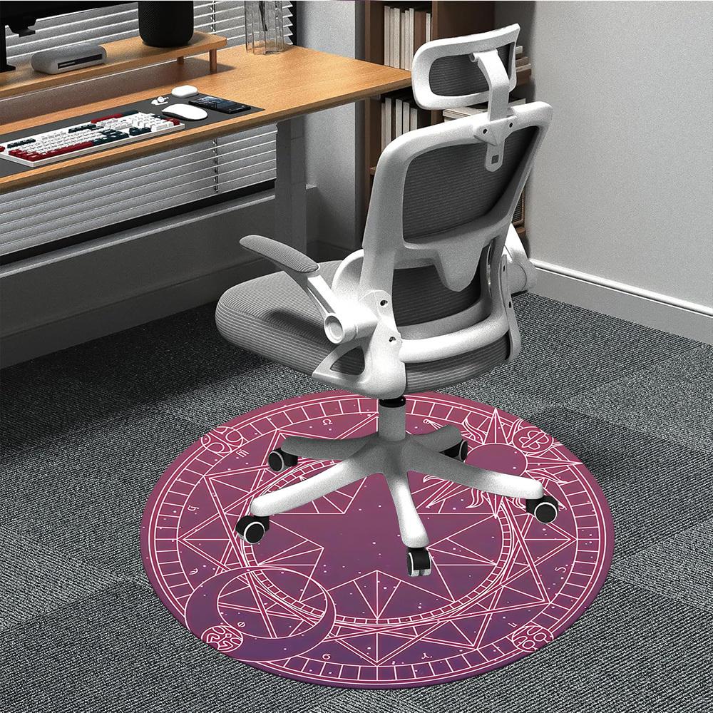 

1PC Power Ranger Office Round Rug, Non-slip, Soft and Durable Office Rug for Interior Decoration, Perfect for Office yy250915162 80cm by 80cm
