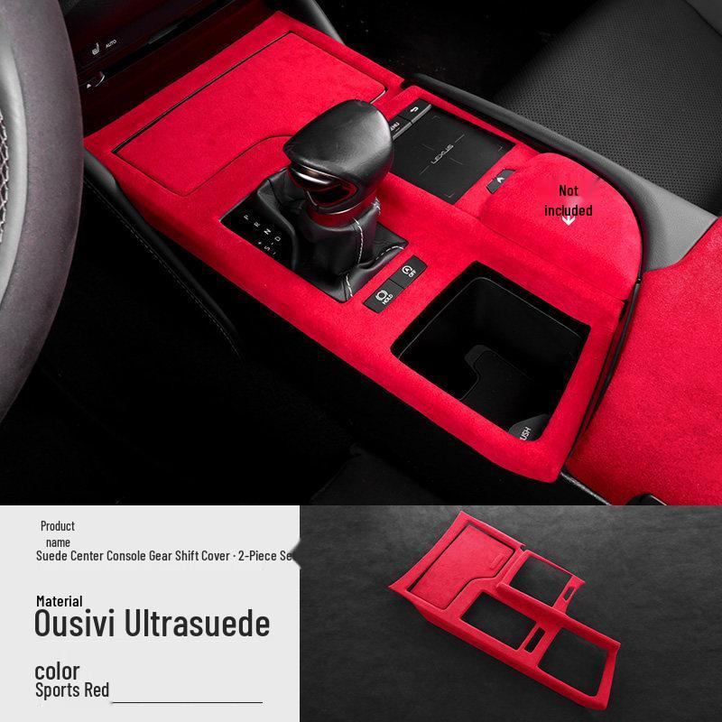 Lexus ES Gear Shift Cover: Suede Interior Sticker for ES200/ES300h/260 Console