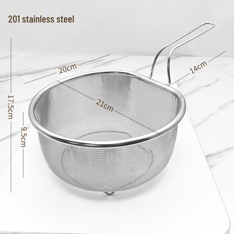 304 Stainless Steel Noodle Scoop Strainer Ladle
