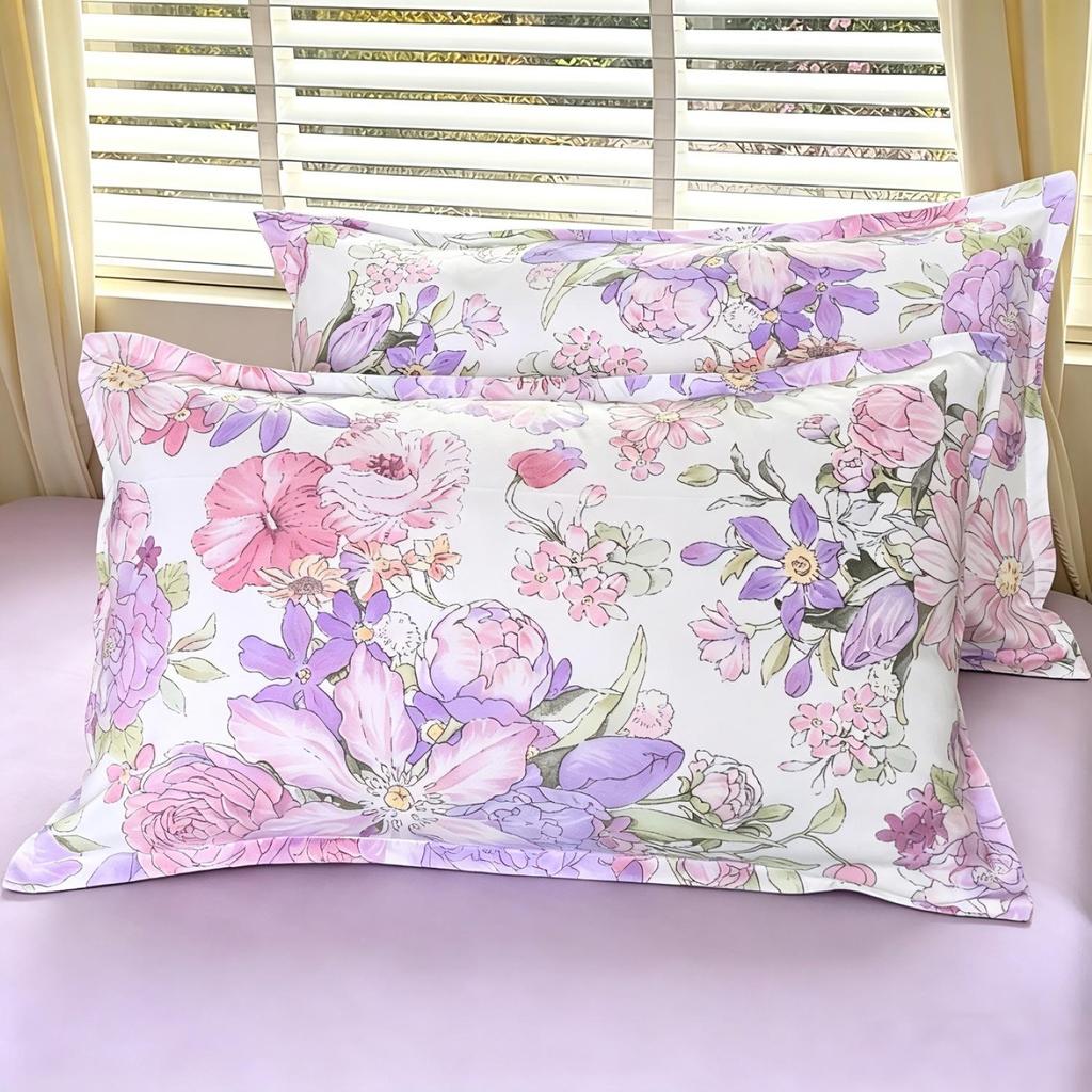 Thickened Large Single Pillowcases for Adults - Simple Summer Cover, Ideal for Dormitory Use (One Pair)