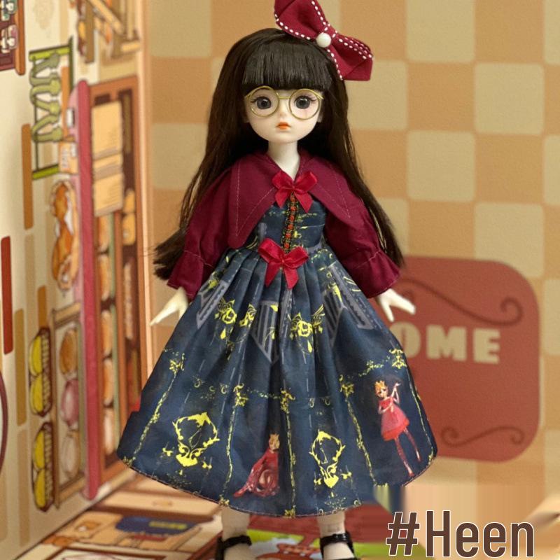 High-Value 30cm 1/6 BJD Lolita Princess Doll with Multi-Jointed Clothes