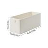 Long Storage Container Bin Stackable Space-Saving Fabric Storage Bins Efficient Storage Sock Underwear Organizer for Socks