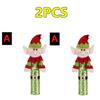 New 2/1PC Christmas Refrigerator Handle Cover Cloth Elf Santa Microwave Kitchen Fridge Door Knob Protector Xmas Decorations Home