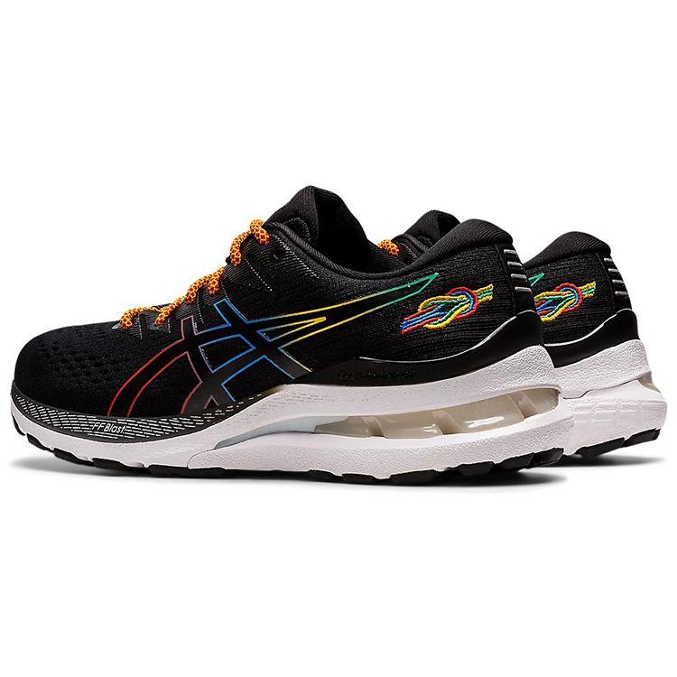 Asics Gel-Kayano 28 Low-Top Running Shoes Women Sneaker Black Multicolor 1012B251-001