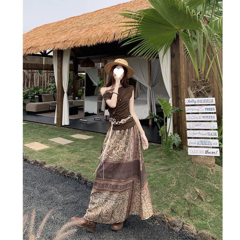 Urban Style Womens Summer Dress And Top Set With Polyester Fabric For Office Wear