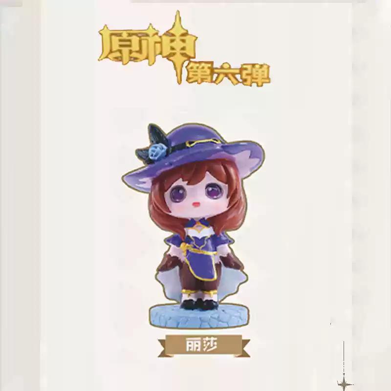 New Genshin Impact Generation 6 Blind Box Game Peripheral Characters Table Decorations Children'S Toys Mysterious Surprise Gift