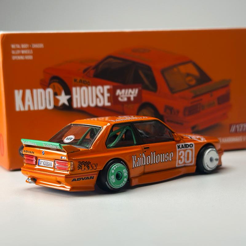 Kaido House + MINIGT BMW M3 KaidoHaus V1 Orange alloy car model 177 Chase
