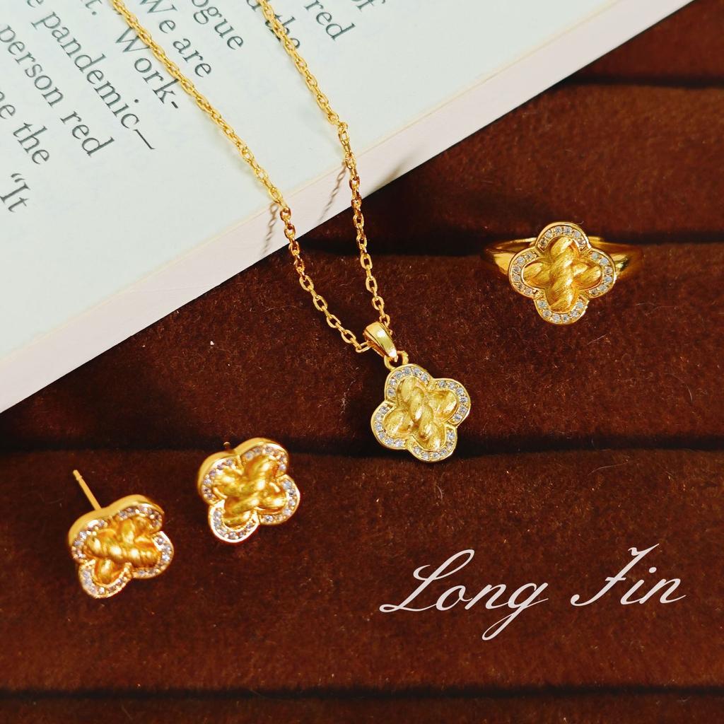 Antike Faraday Rebe Klee Halskette Damen Nische Design Sinn Diamant Klee Schlüsselbeinkette