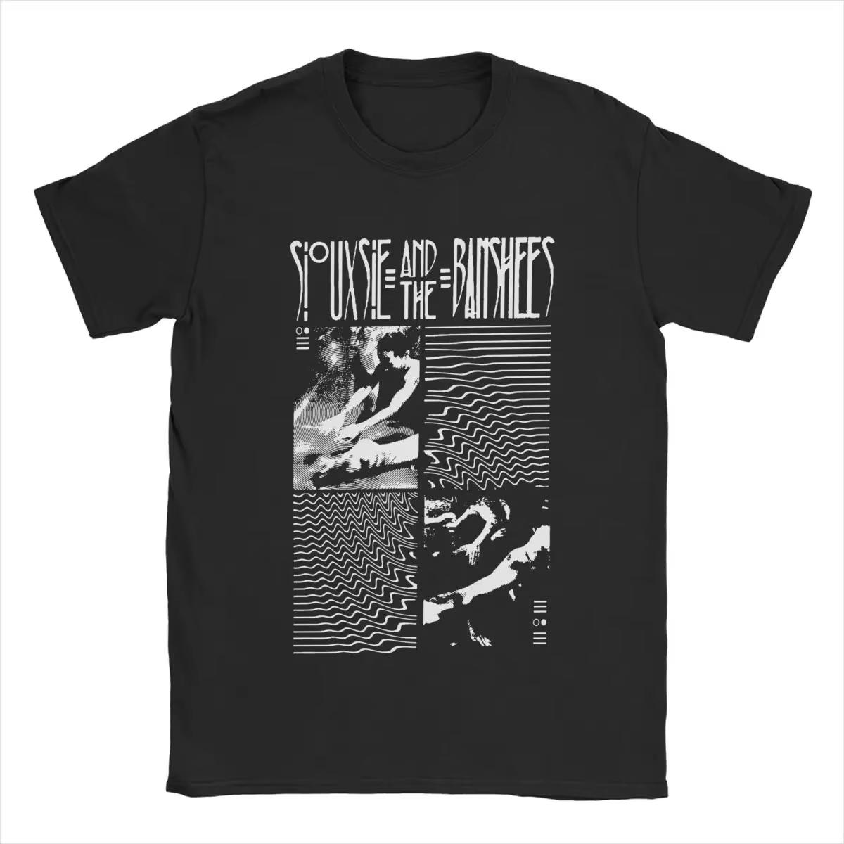

Футболки Siouxsie And The Banshees Уличная одежда Мужские Женские С коротким рукавом Хлопковые Оверсайз Универсальные Модные Харадзюку Унисекс Топы S