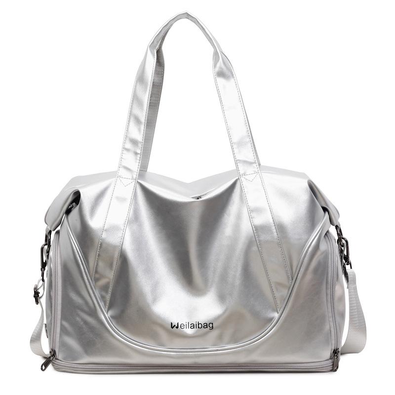 

Large-Capacity Travel Bag Women Dry-Wet Separation Outdoor Yoga Fitness Bag Lightweight Short-Trip Expandable Luggage Bag