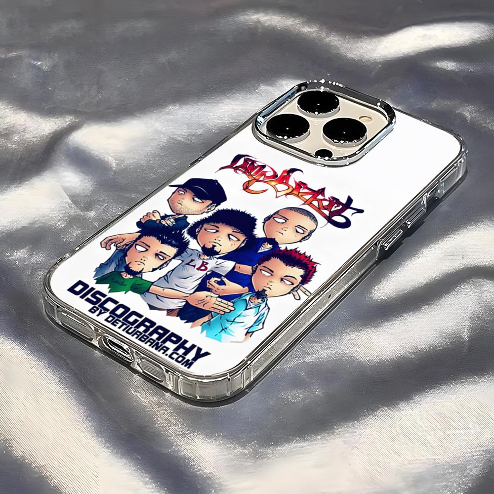 

L-Limp Bizkit Band Phone Case For IPhone 17 Pro Max 16 15 14 Pro Max IPhone 13 Pro Max 11 Plus Transparent Cover iPhone 15 Pro Max