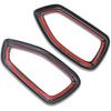 Kadore for 2019-2023 Hyundai Santa Fe Carbon Fiber Style Center Side Air Condition Vents Outlet Cover Trim 3-pc