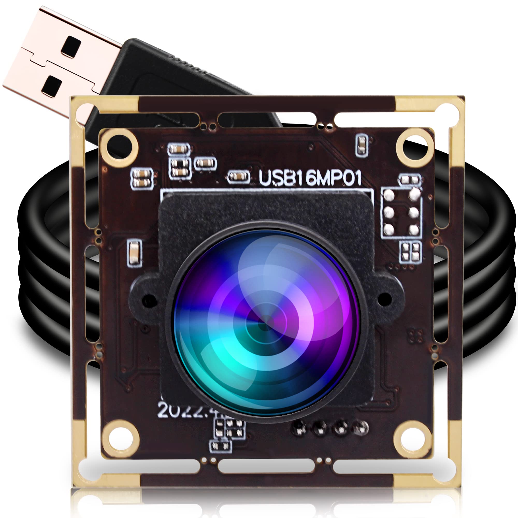 

ELP 16 Мегапіксельна Веб-камера Ширококутна Маленький USB Модуль камери Комп ютер 170 Градусний Об єктив Риб яче око 4K Веб-камера Плата Комп ютер UVC Веб-камера Міні Відеокамера