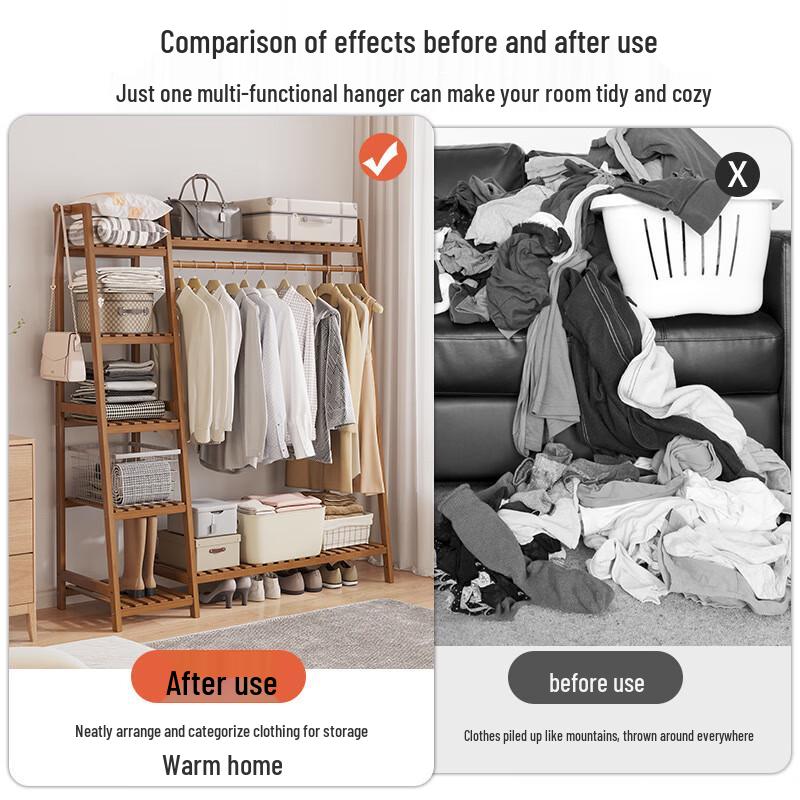 Miling Bamboo Clothes Rack
