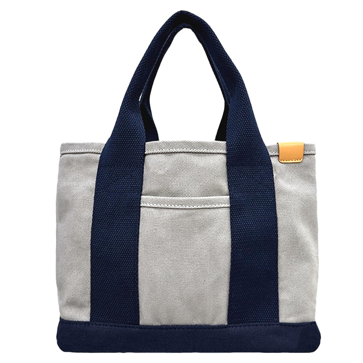 

Широкая сумка-тоут для ланча для женщин x [Gisele] сумка, маленькая, холщовая, легкая, разделитель, самоподдерживающаяся, ластовица, сумочка, сумка, сумка, простая, (серый темно-синий)