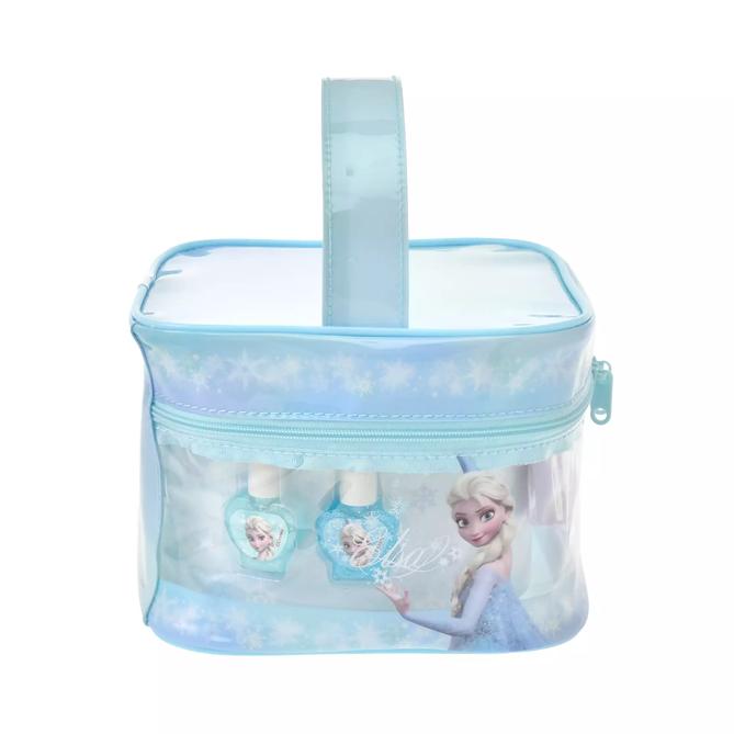 Disney Elsa Sminkesett for barn i toalettveske, Frozen Blå ( For barn ) Japan NY Disney-butikk