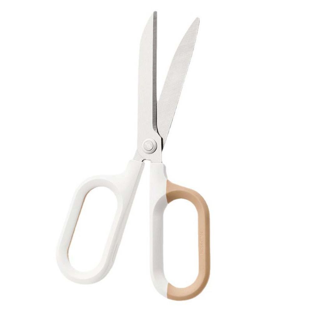 Double Color Household Scissors Large Loop Handle Paper Scissors  School Supplies