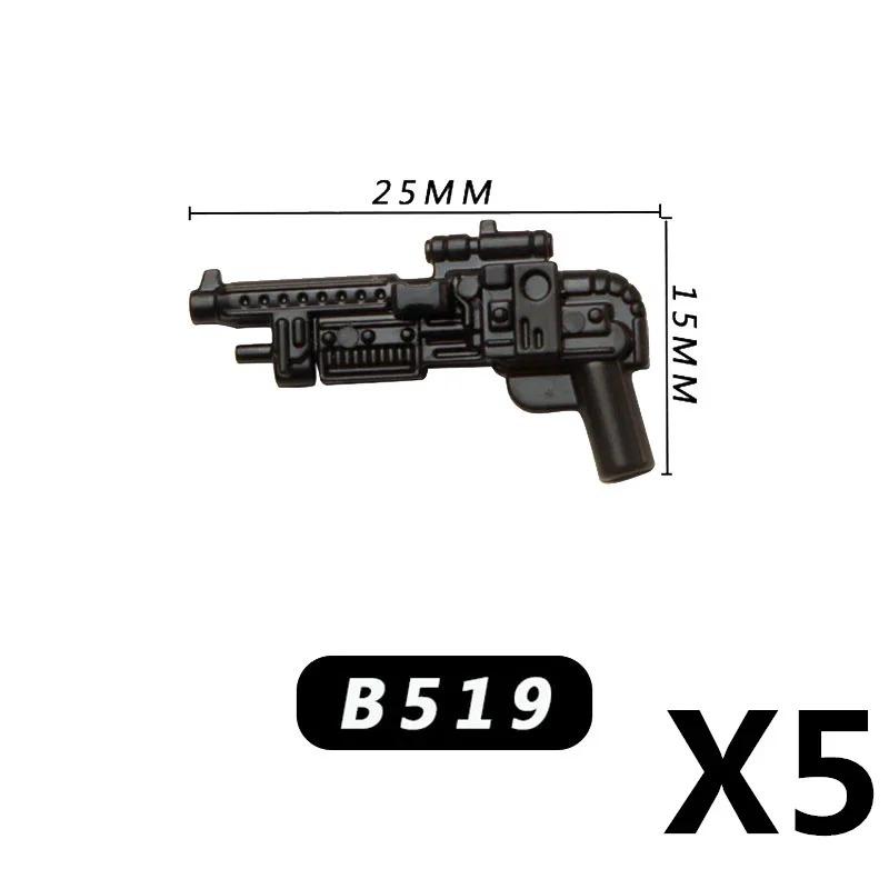 Vojenské stavební kostky Hvězdný film Vojenské figurky Války Zbraně Zbraně Vybavení Příslušenství Pláště Sekery Helmy Brnění Mini kostka