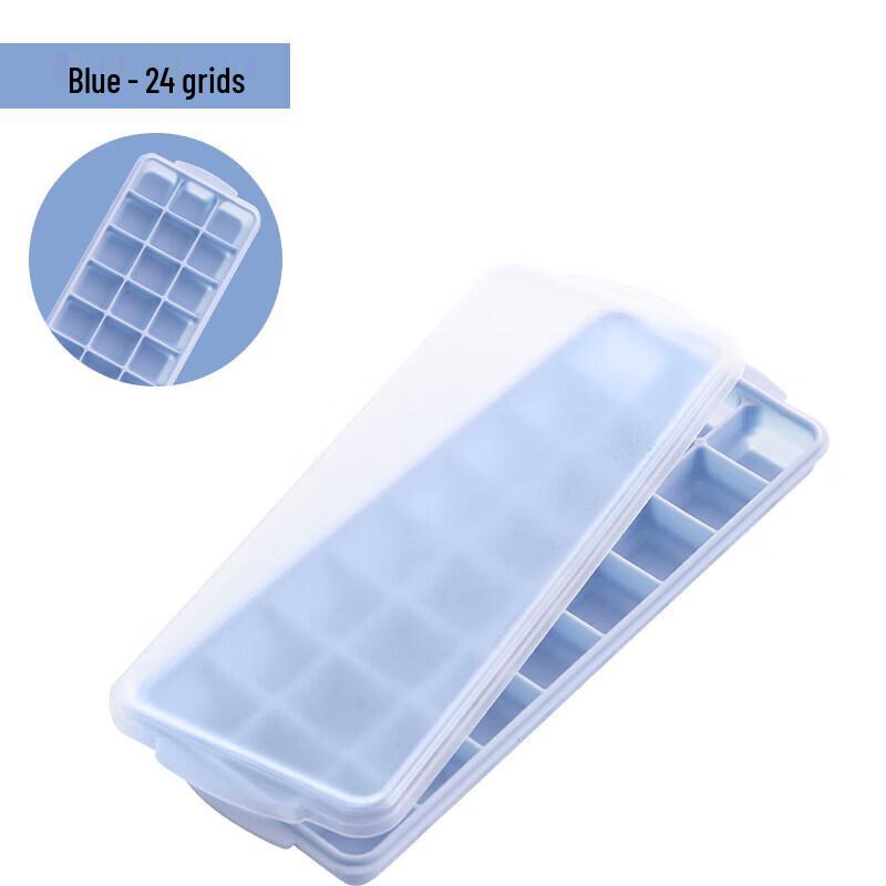 Food Grade Silicone Ice Cube Tray with Lid