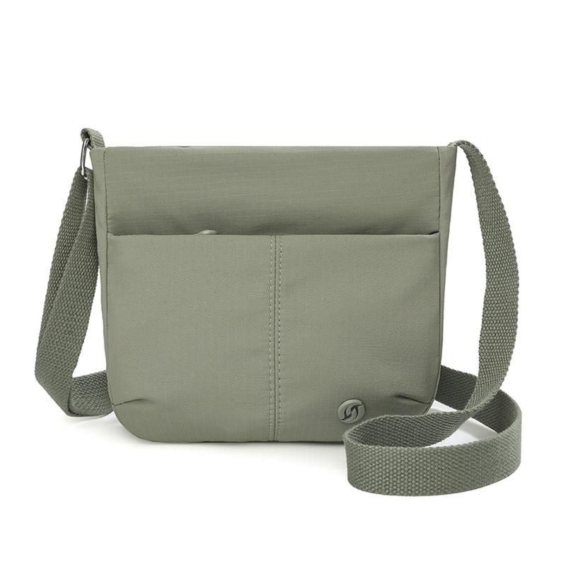 Casual Shoulder Bag New Candy Color Women's Messenger Bag Stylish and Simple Messenger Bag Large Capacity Anti-splashing Cloth Bag