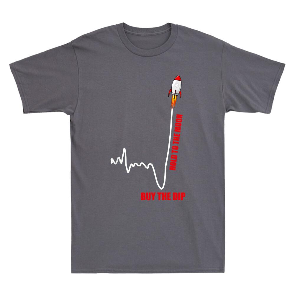 GME Stock A.M.C Hold to the Moon Buy the Dip Stock Market Unisex's T-Shirt Black